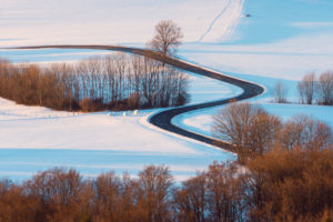 Winter landscape, Milseburg, Danzwiesen, Rhoen Mountain, Hesse, Germany Winter landscape, Milseburg, Danzwiesen, Rhoen Mountain, Hesse, Germany